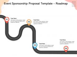 Event sponsorship proposal template roadmap ppt powerpoint presentation styles show