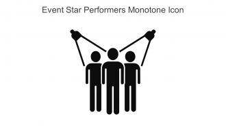 Event Star Performers Monotone Icon In Powerpoint Pptx Png And Editable Eps Format