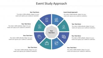 Event study approach ppt powerpoint presentation gallery portfolio cpb