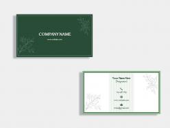 Event stylist business card template