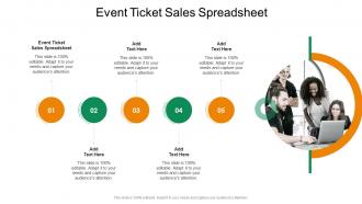 Event Ticket Sales Spreadsheet In Powerpoint And Google Slides Cpb