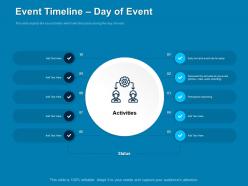 Event timeline day of event recording ppt powerpoint presentation introduction