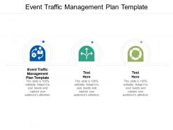 Event traffic management plan template ppt powerpoint presentation portfolio grid cpb