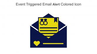 Event Triggered Email Alert Colored Icon In Powerpoint Pptx Png And Editable Eps Format