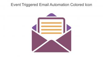 Event Triggered Email Automation Colored Icon In Powerpoint Pptx Png And Editable Eps Format