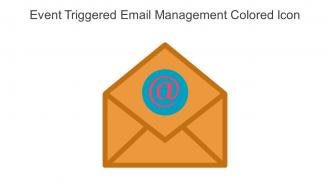 Event Triggered Email Management Colored Icon In Powerpoint Pptx Png And Editable Eps Format