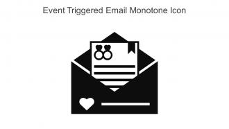 Event Triggered Email Monotone Icon In Powerpoint Pptx Png And Editable Eps Format