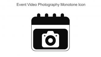Event Video Photography Monotone Icon In Powerpoint Pptx Png And Editable Eps Format
