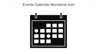 Events Calendar Monotone Icon In Powerpoint Pptx Png And Editable Eps Format