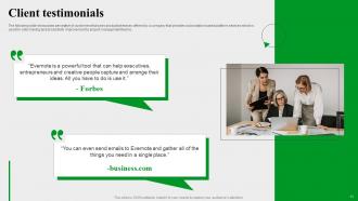 Evernote Investor Funding Elevator Pitch Deck Ppt Template Interactive Visual