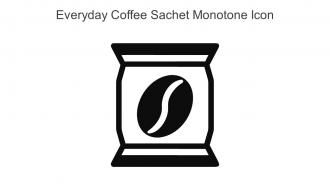 Everyday Coffee Sachet Monotone Icon In Powerpoint Pptx Png And Editable Eps Format