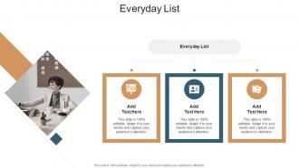 Everyday List In Powerpoint And Google Slides Cpb
