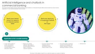 Everything About Commercial Banking Artificial Intelligence And Chatbots In Commercial Banking Fin SS V