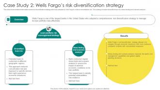 Everything About Commercial Banking Case Study 2 Wells Fargos Risk Diversification Strategy Fin SS V