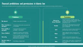 Everything About Islamic Finance Financial Prohibitions And Permissions In Islamic Law Fin Ss