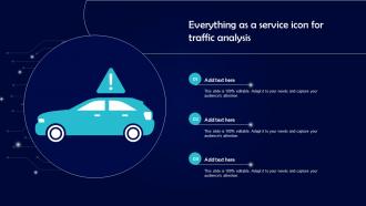 Everything As A Service Icon For Traffic Analysis