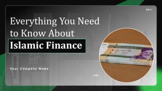 Everything You Need To Know About Islamic Finance Fin CD V