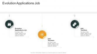 Evolution Applications Job In Powerpoint And Google Slides Cpb