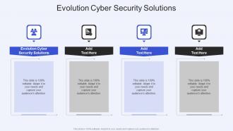 Evolution Cyber Security Solutions In Powerpoint And Google Slides Cpb