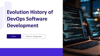 Evolution History Of Devops Software Development PPT Slides AT