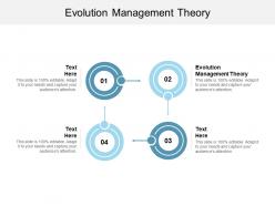Evolution management theory ppt powerpoint presentation backgrounds cpb