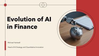 Evolution Of AI In Finance PPT Graphics VA