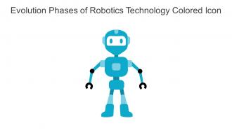 Evolution Phases Of Robotics Technology Colored Icon In Powerpoint Pptx Png And Editable Eps Format