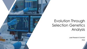 Evolution Through Selection Genetics Analysis PPT Demonstration AT