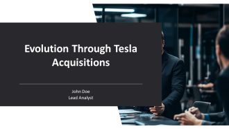 Evolution Through Tesla Acquisitions PPT Guidelines AT