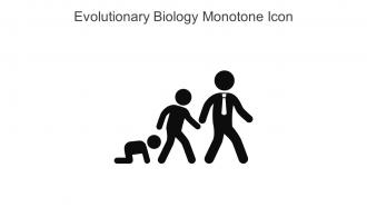 Evolutionary Biology Monotone Icon In Powerpoint Pptx Png And Editable Eps Format
