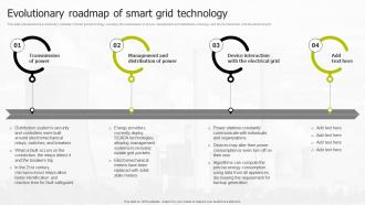 Evolutionary Roadmap Of Smart Grid Technology Smart Grid Infrastructure