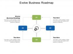 Evolve business roadmap ppt powerpoint presentation infographic template picture cpb