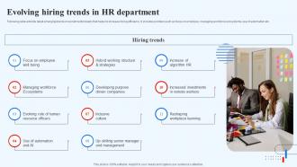 Evolving Hiring Trends In Hr Department Recruitment Technology