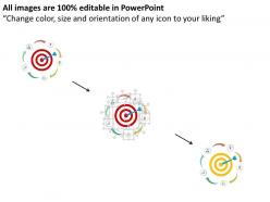 27623447 style circular bulls-eye 5 piece powerpoint presentation diagram template slide