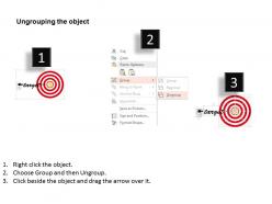 32848437 style circular bulls-eye 2 piece powerpoint presentation diagram infographic slide