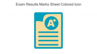 Exam Results Marks Sheet Colored Icon In Powerpoint Pptx Png And Editable Eps Format