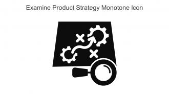 Examine Product Strategy Monotone Icon In Powerpoint Pptx Png And Editable Eps Format