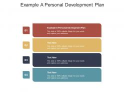 Example a personal development plan ppt powerpoint presentation icon themes cpb