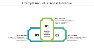 Example Annual Business Revenue Ppt Powerpoint Presentation Professional Templates Cpb