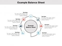 Example balance sheet ppt powerpoint presentation deck cpb
