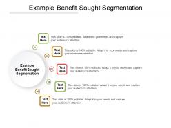 Example benefit sought segmentation ppt powerpoint presentation visual aids professional cpb