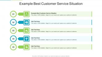 Example Best Customer Service Situation In Powerpoint And Google Slides Cpb