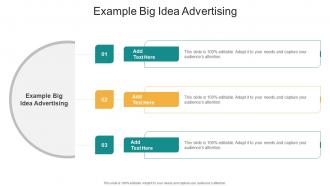 Example Big Idea Advertising In Powerpoint And Google Slides Cpb