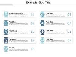 Example blog title ppt powerpoint presentation file skills cpb