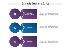 Example business ethics ppt powerpoint presentation inspiration tips cpb