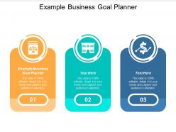 Example business goal planner ppt powerpoint presentation infographic template styles cpb
