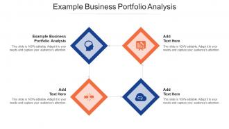 Example Business Portfolio Analysis Ppt Powerpoint Presentation Icon Topics Cpb
