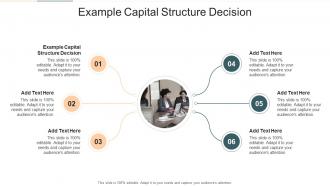 Example Capital Structure Decision In Powerpoint And Google Slides Cpb