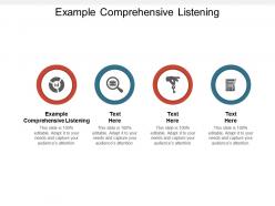 Example comprehensive listening ppt powerpoint presentation icon outfit cpb