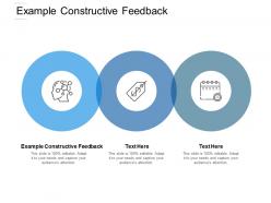 Example constructive feedback ppt powerpoint presentation clipart cpb